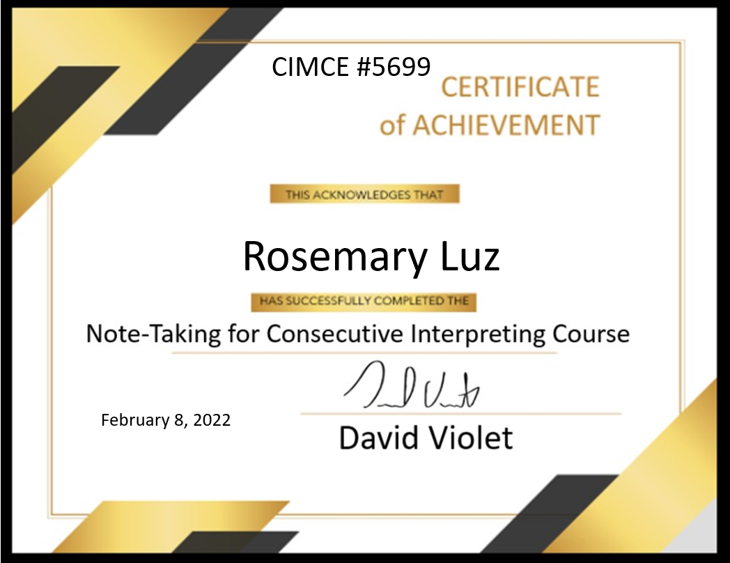David Violet Consecutive Note Taking Course 2022 Version 2