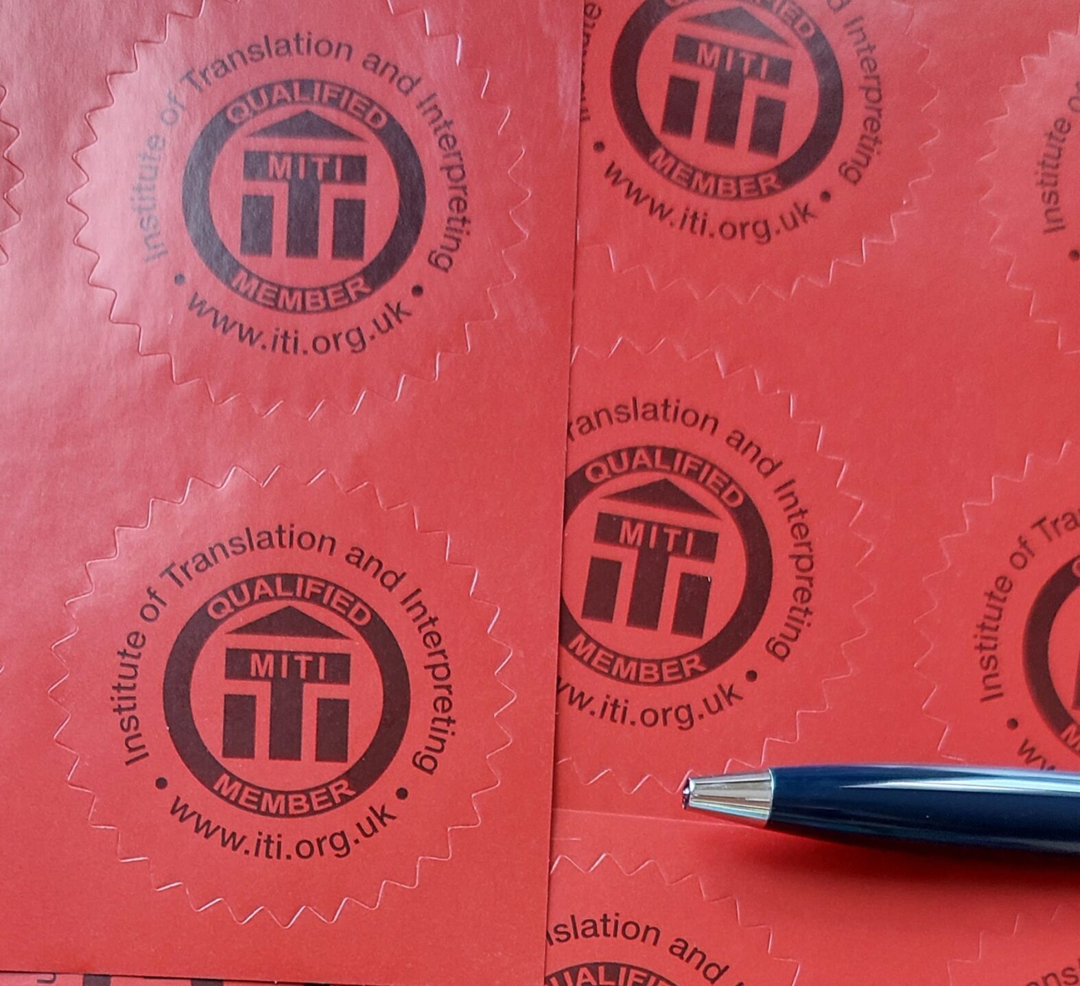 ITI Certification Seals